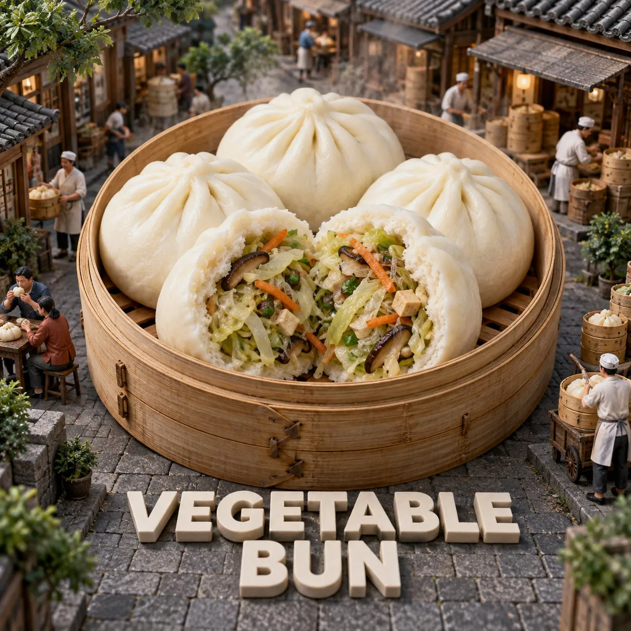 Vegetable Buns (菜包)