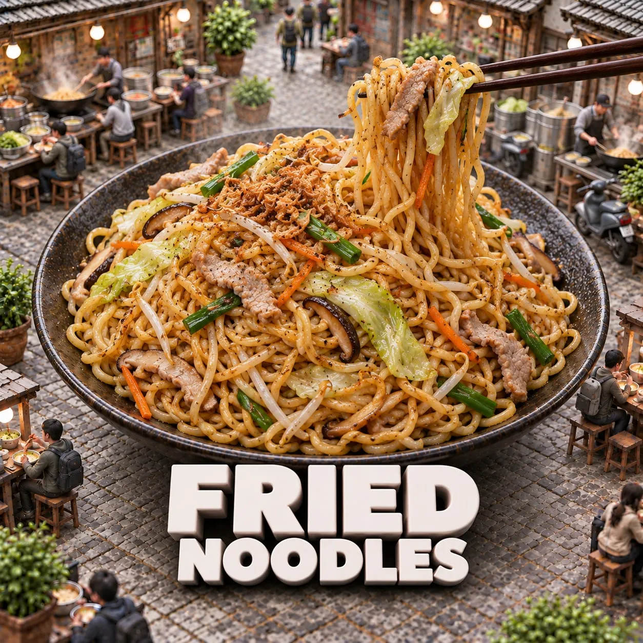 Fried Noodles (炒麵)