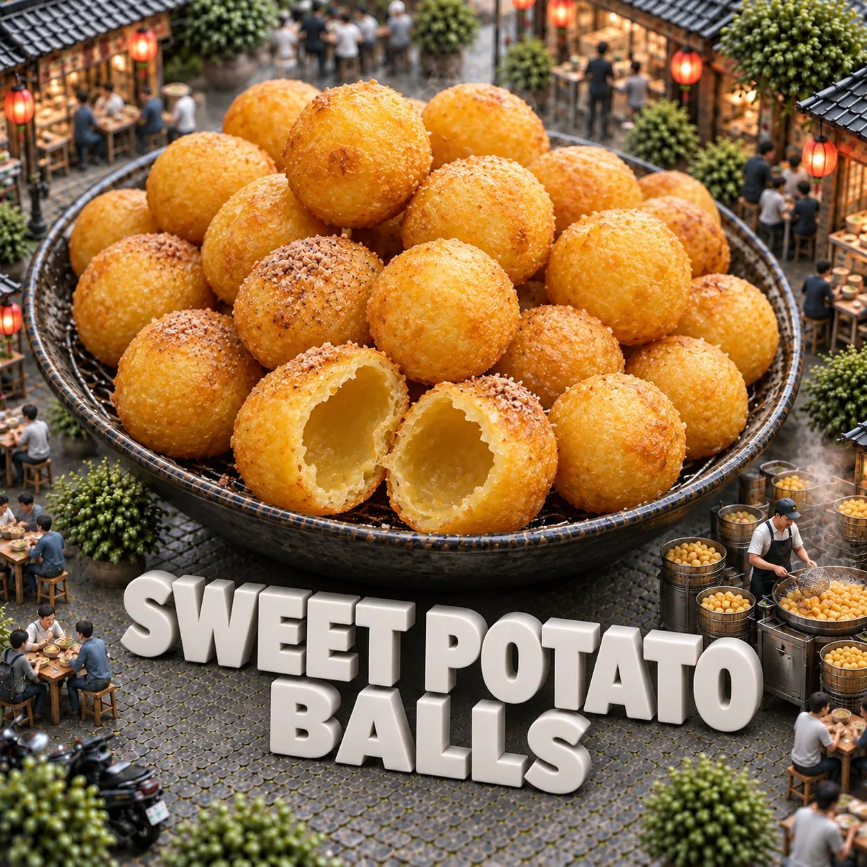Sweet Potato Balls (地瓜球)