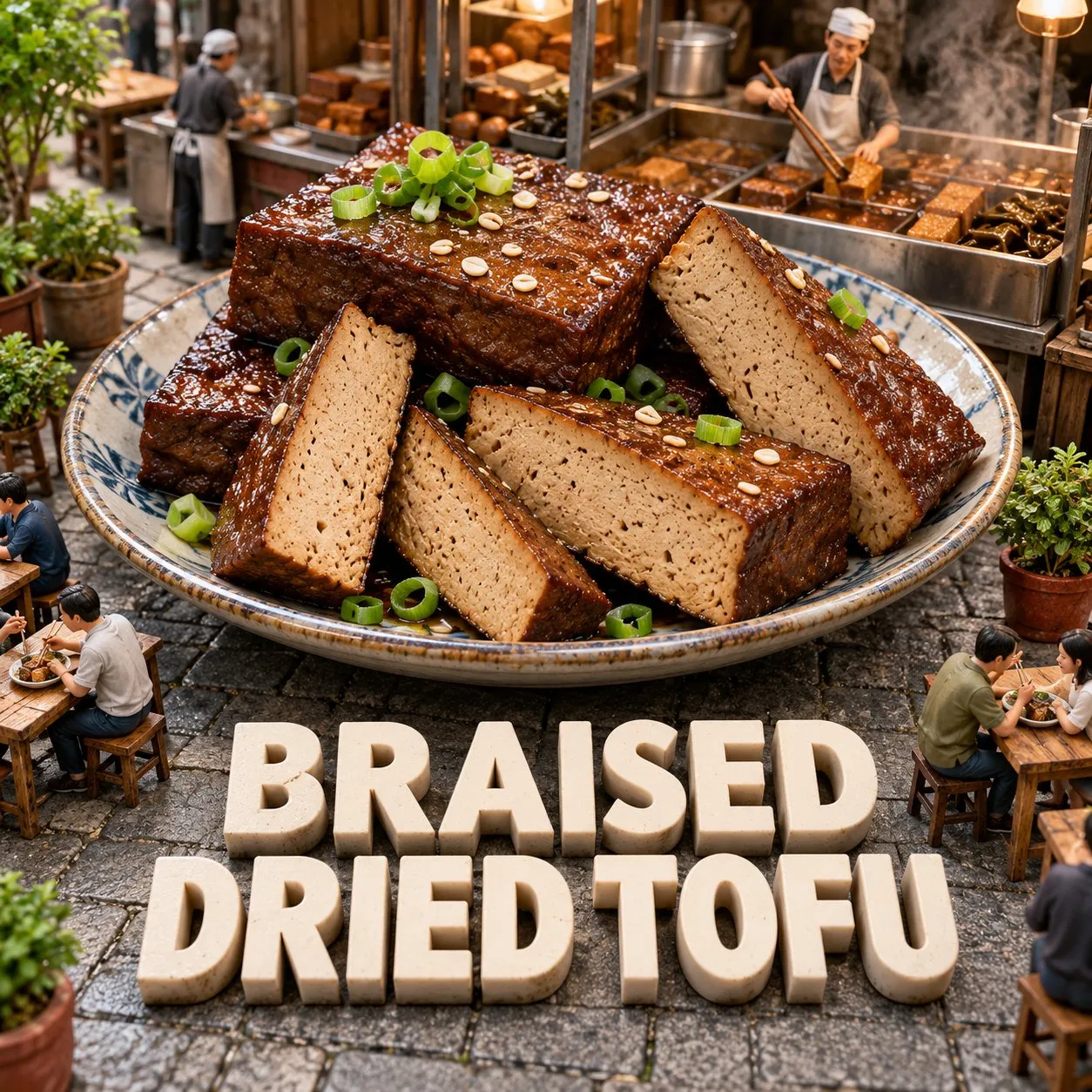 Braised Dried Tofu (豆干)