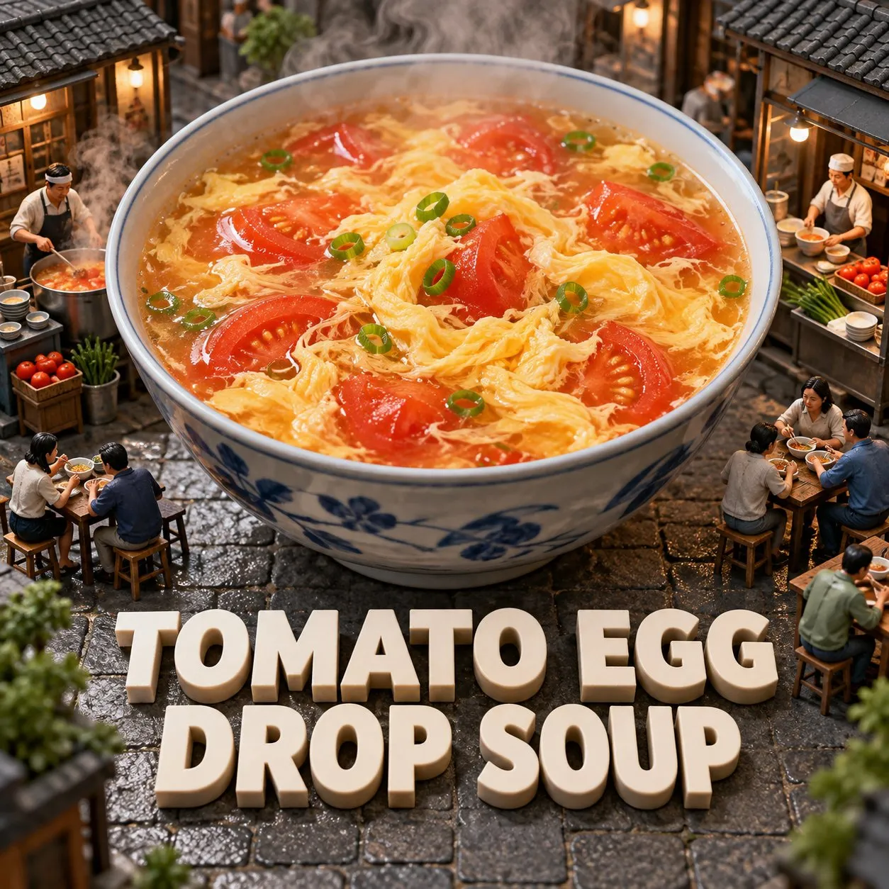 Tomato Egg Drop Soup (番茄蛋花湯)