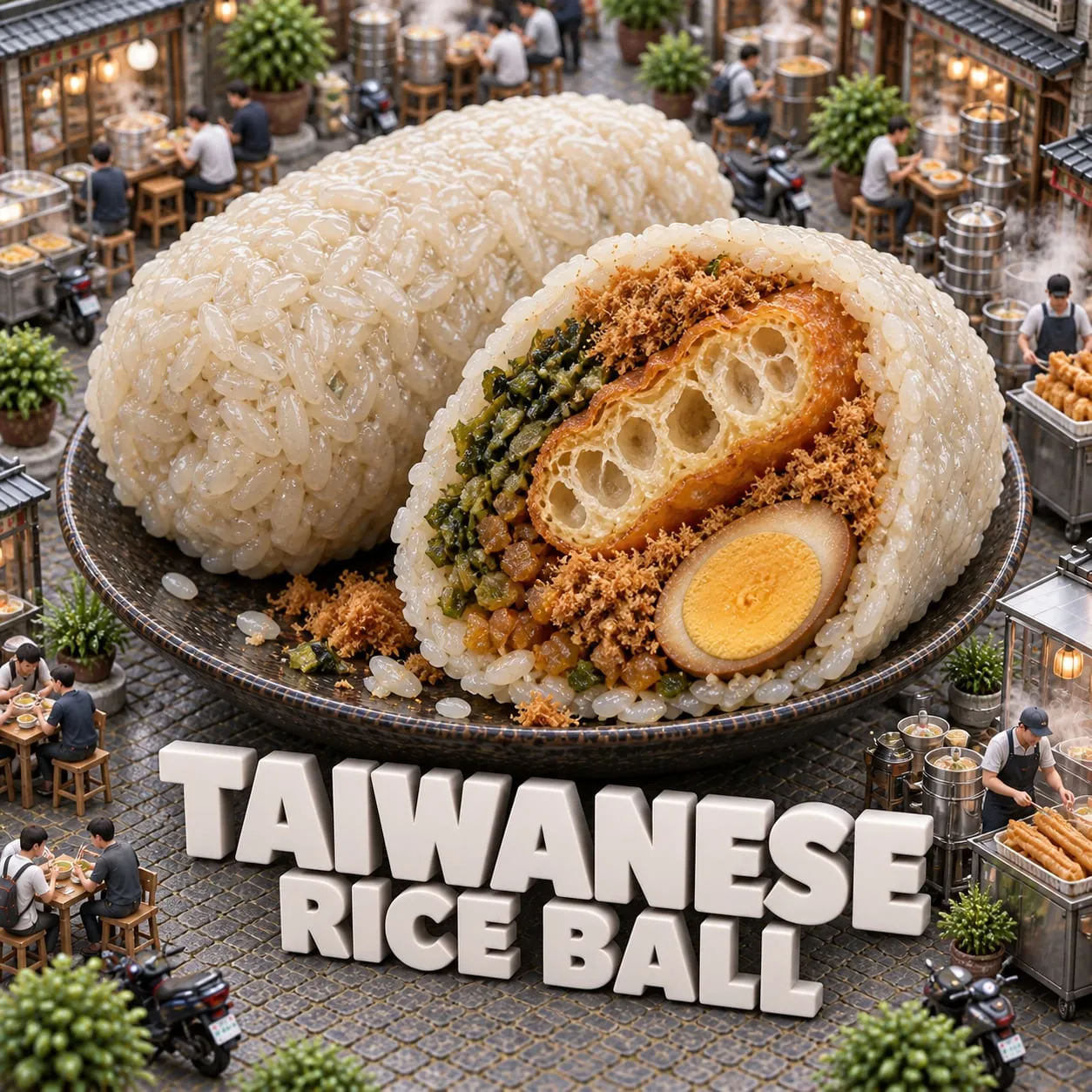 Nasi Kepal Taiwan (飯糰)