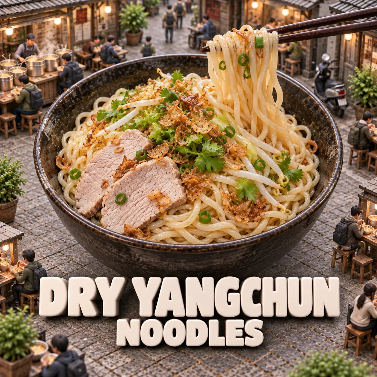 Dry Yangchun Noodles (乾陽春麵)
