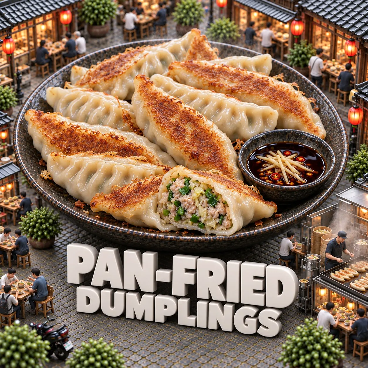 Pan-Fried Dumplings (鍋貼)