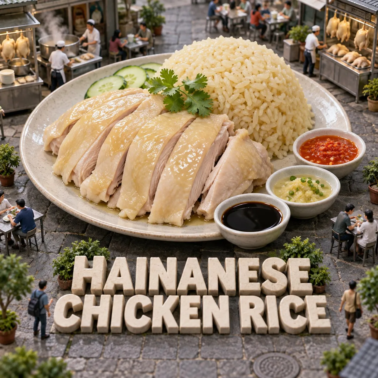 Hainanese Chicken Rice (海南雞飯)