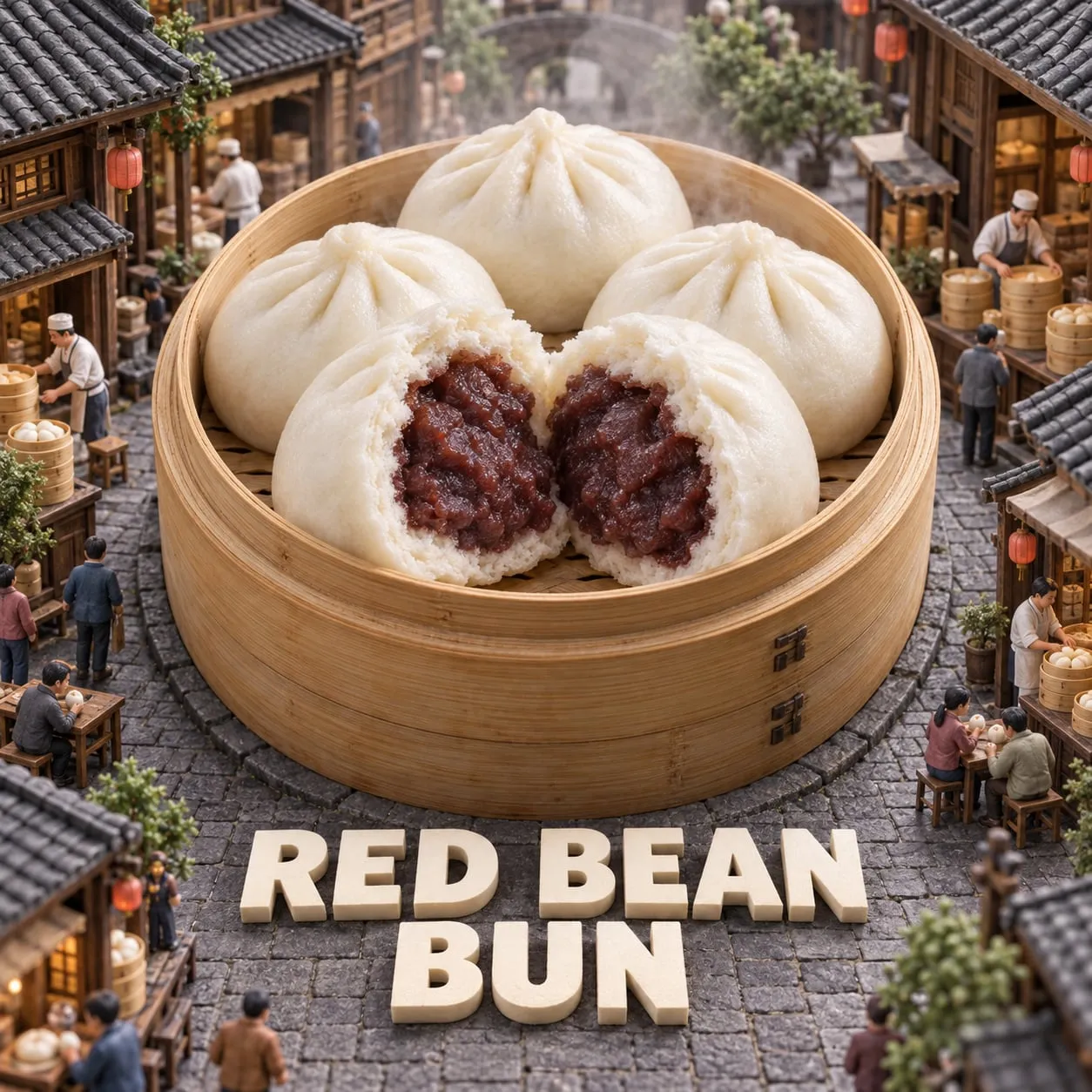 Red Bean Bun (紅豆包)