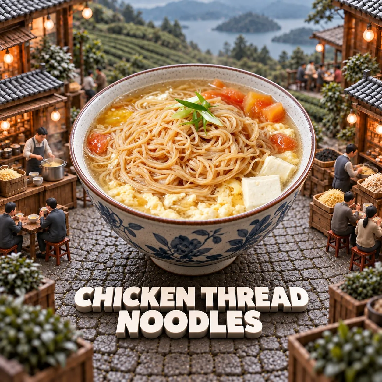 Chicken Thread Noodles (雞絲麵)