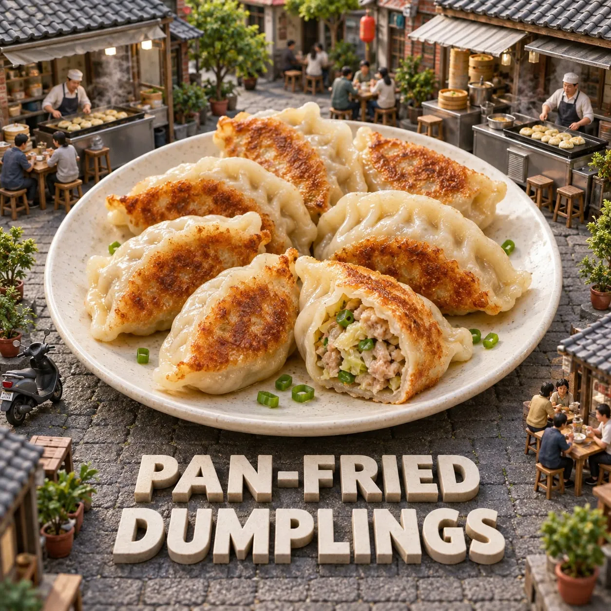 Fried Dumplings (煎餃)