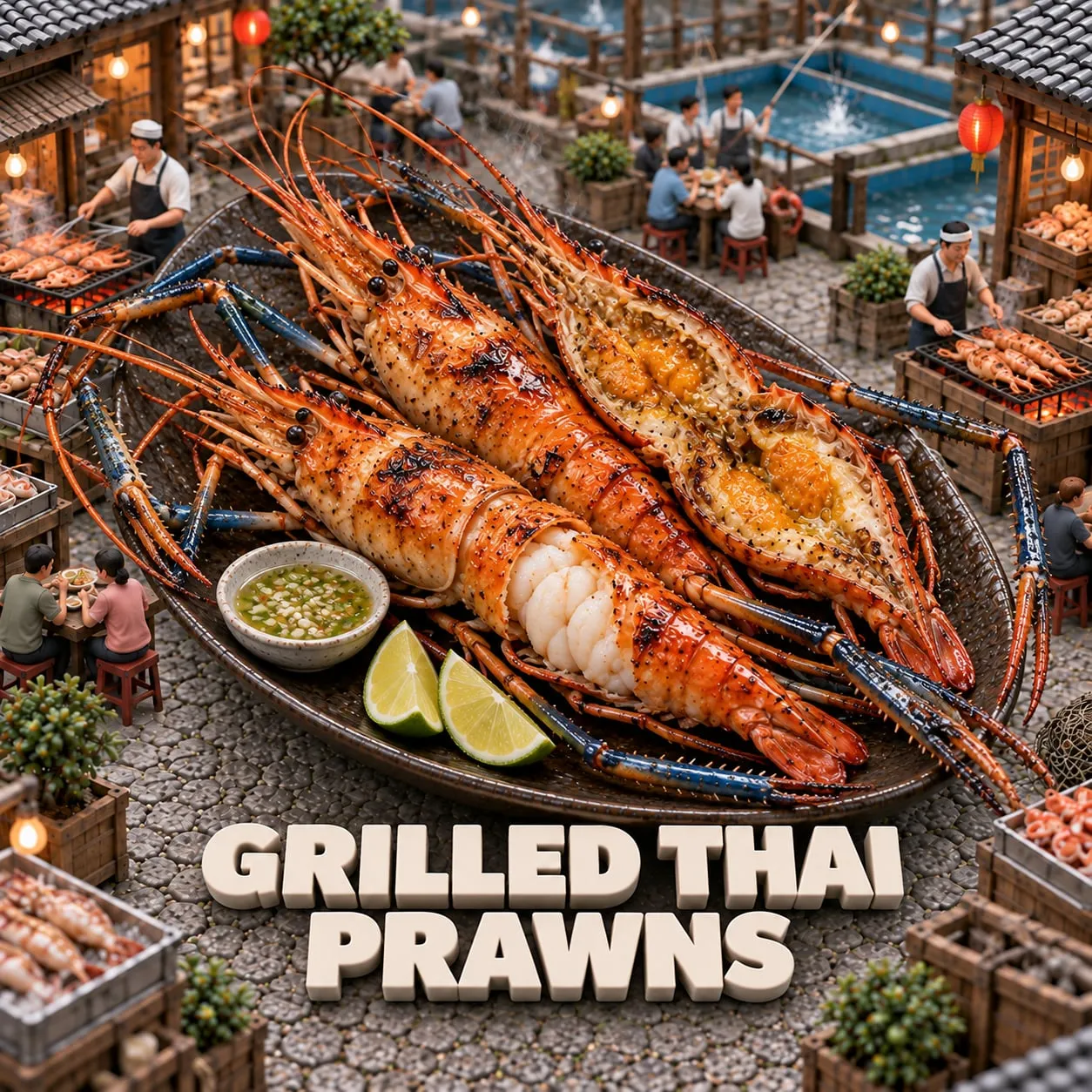 Grilled Thai Prawns (烤泰國蝦)