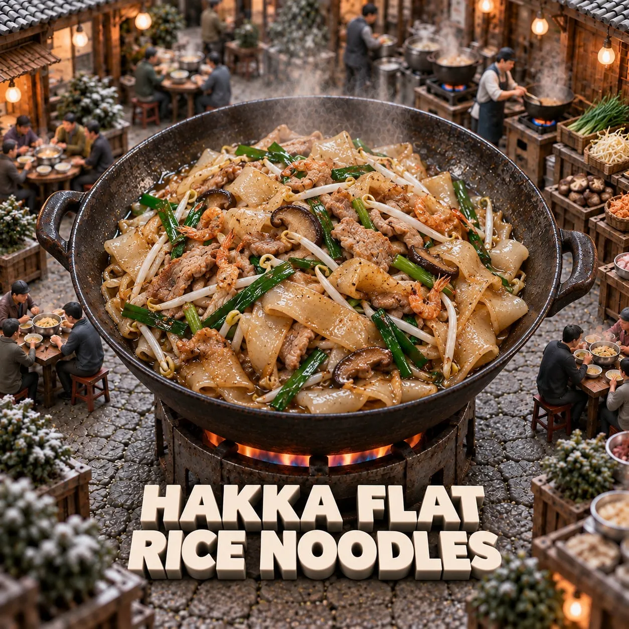Hakka Flat Rice Noodles (客家粄條)