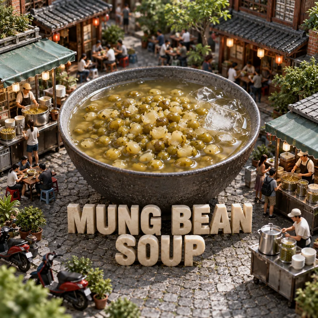 Mung Bean Soup (綠豆湯)