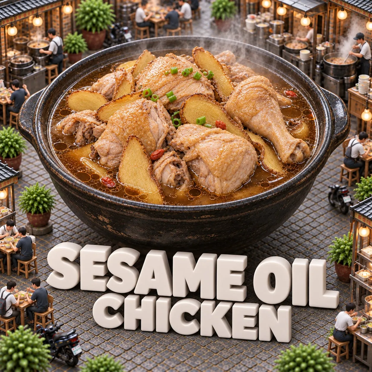 Sesame Oil Chicken (麻油雞)
