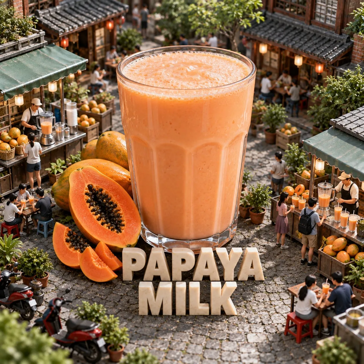 Papaya Milk (木瓜牛奶)