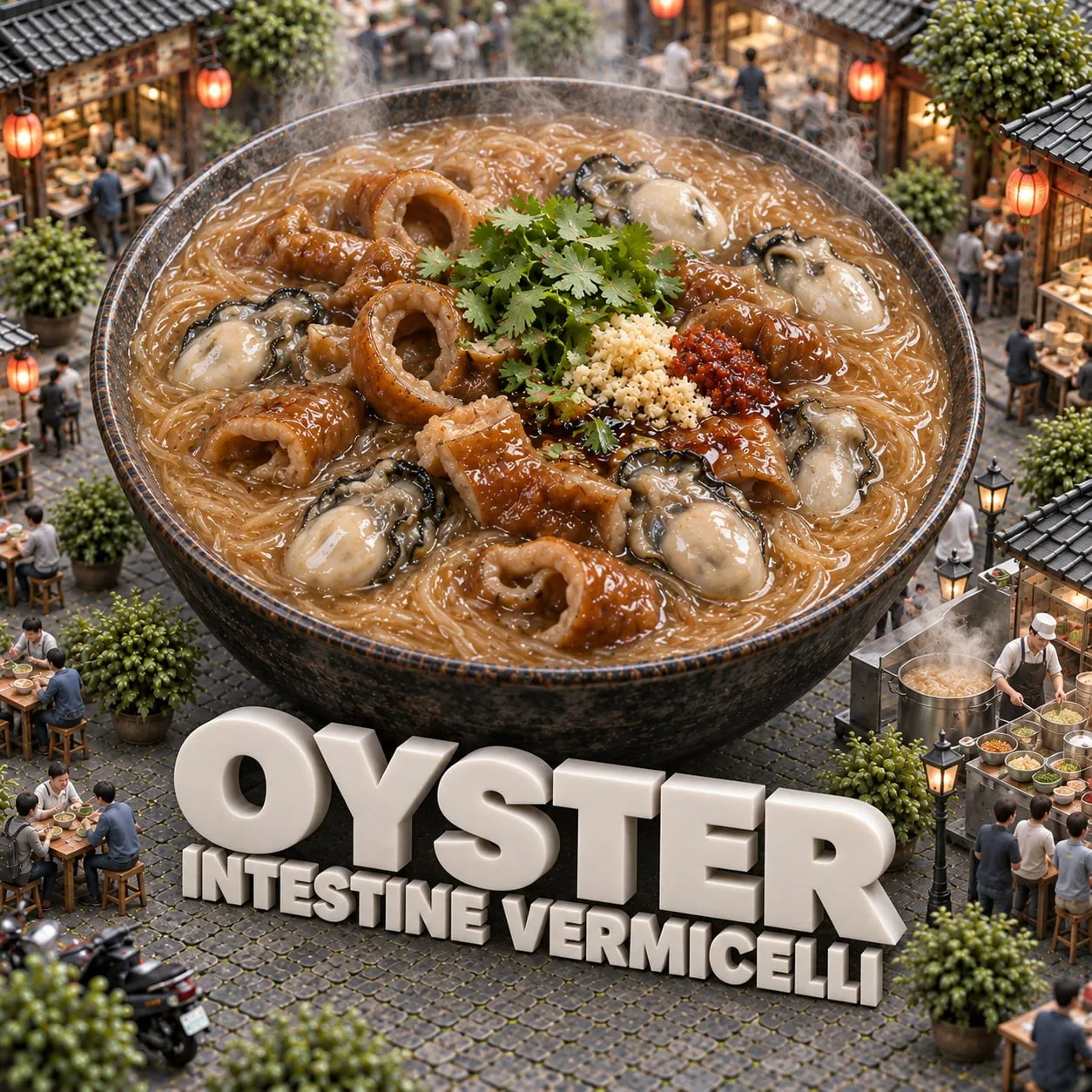 Oyster & Intestine Vermicelli (大腸蚵仔麵線)