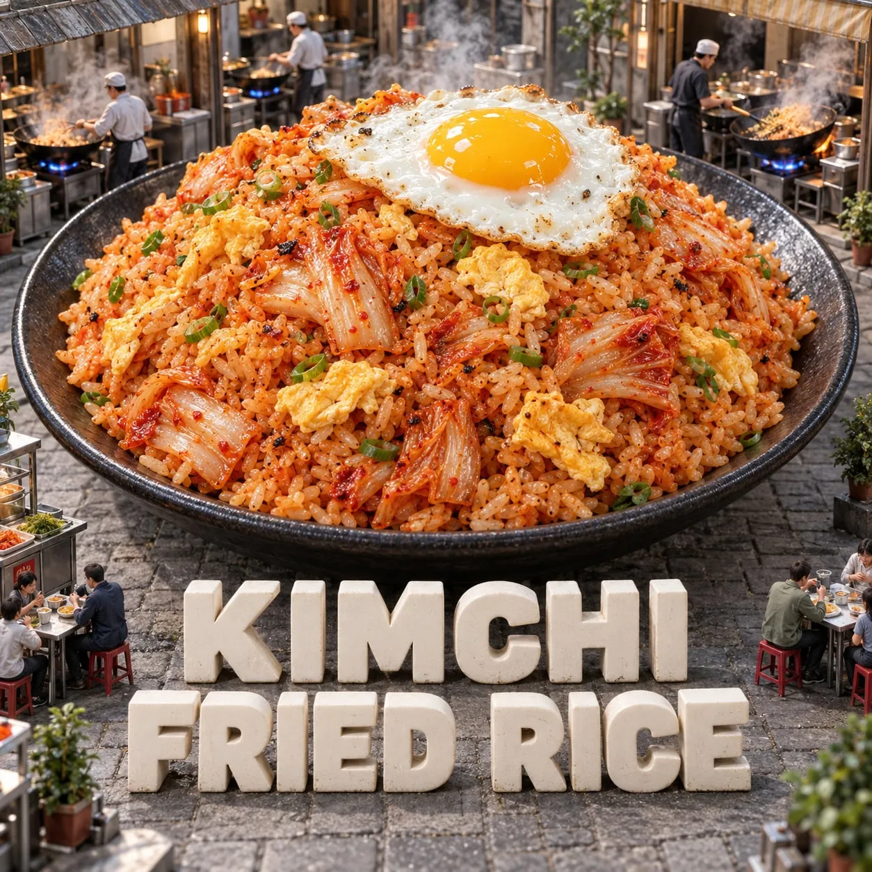 Kimchi Fried Rice (泡菜炒飯)