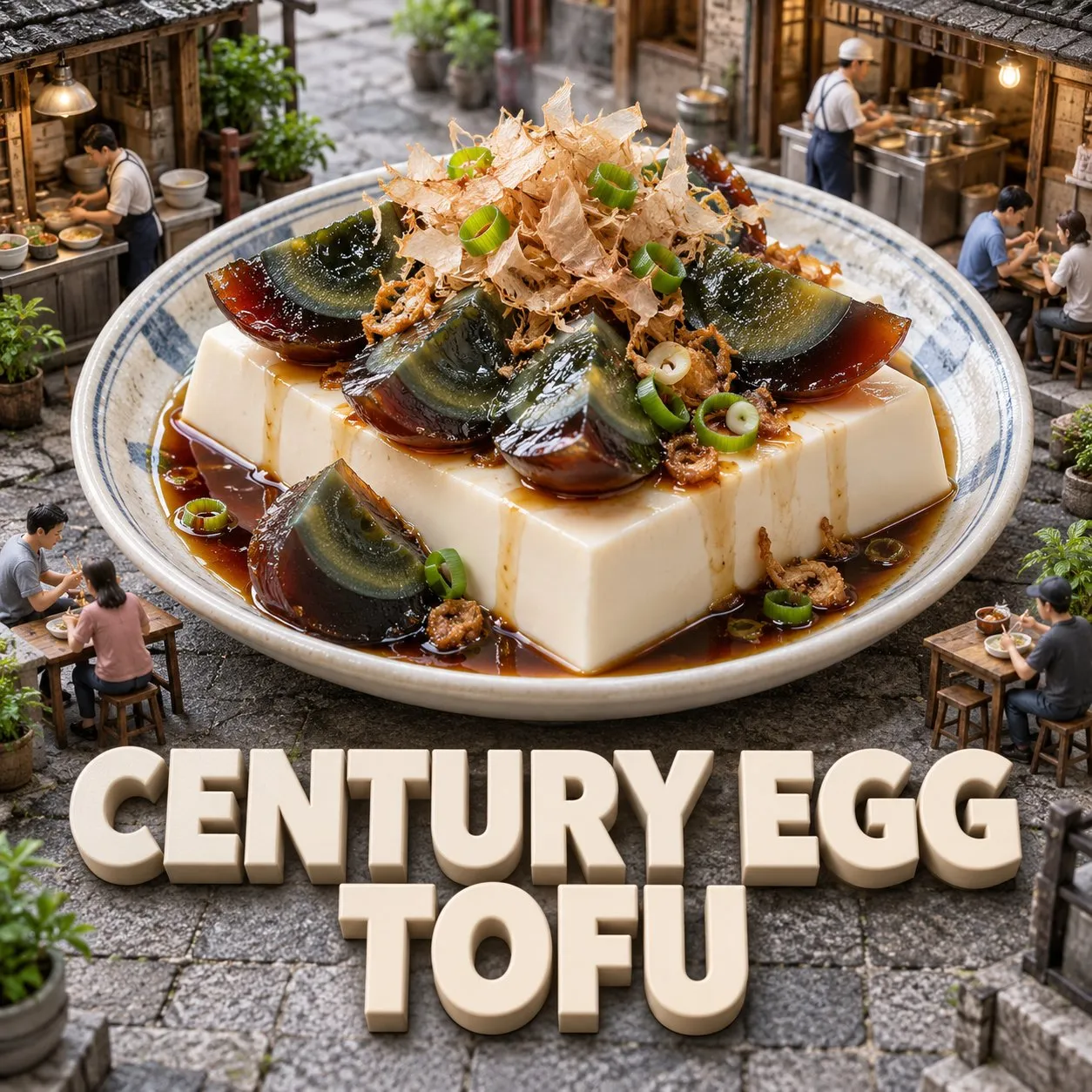 Century Egg Tofu (皮蛋豆腐)