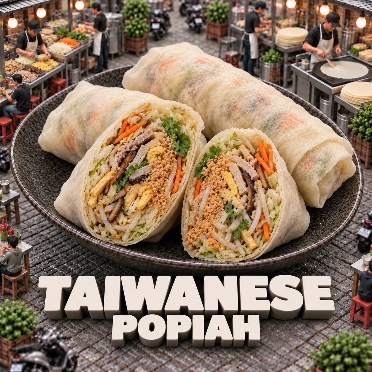 Taiwanese Popiah (潤餅)