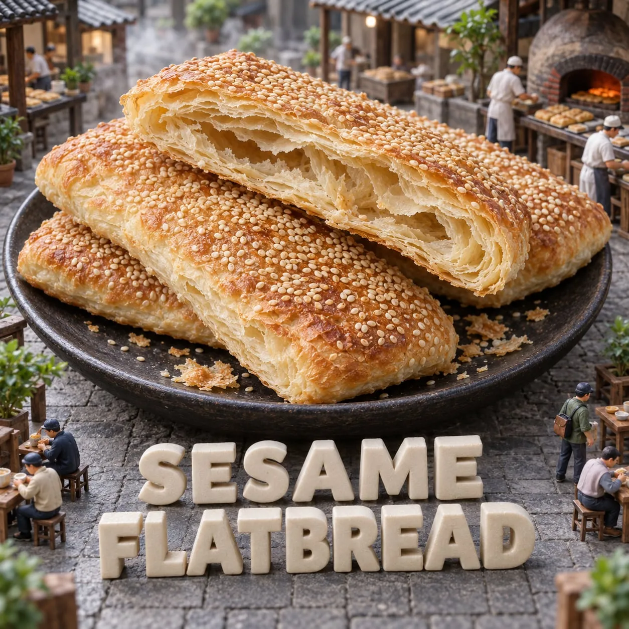 Sesame Flatbread (燒餅)