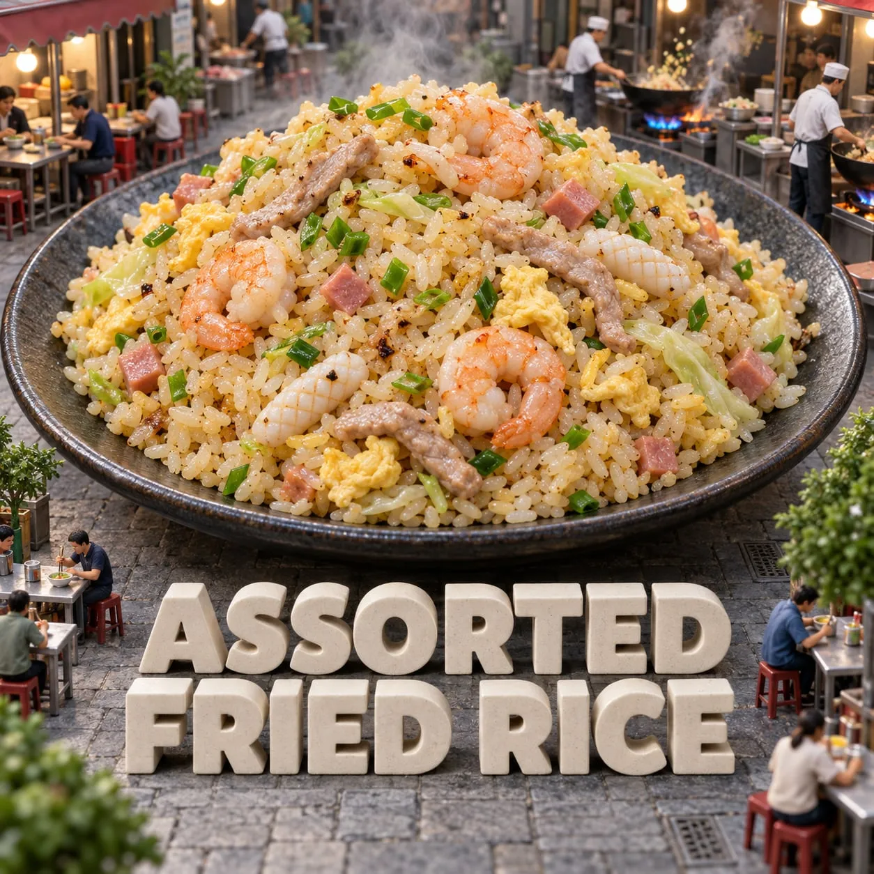 Mixed Fried Rice (什錦炒飯)