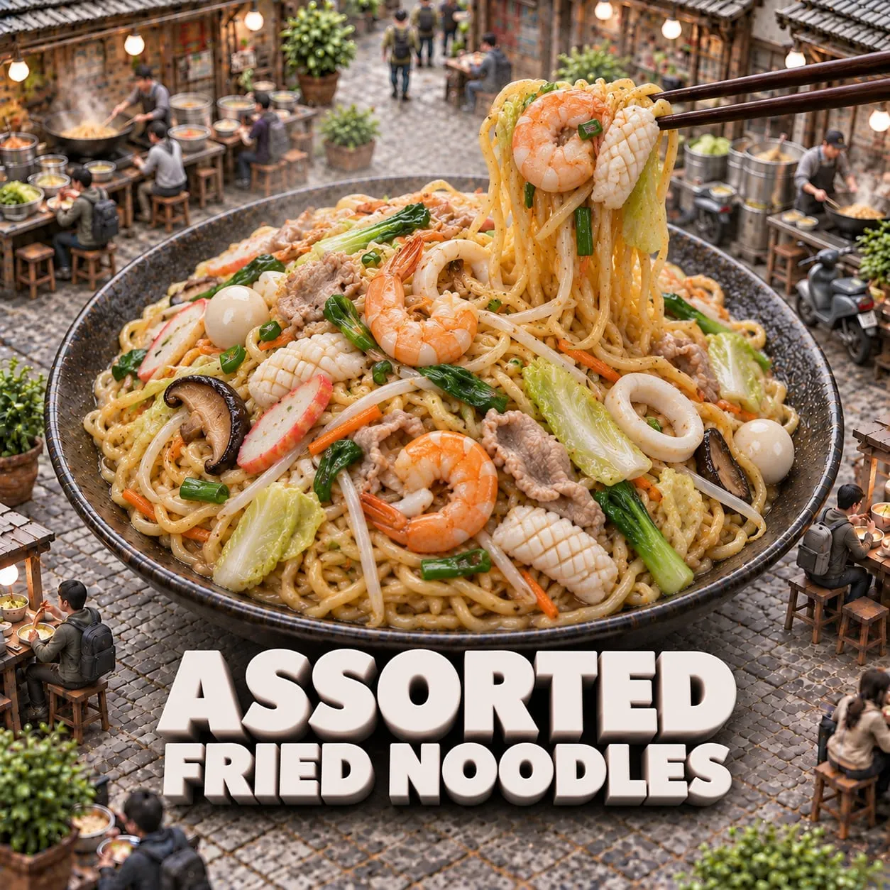 Mi Goreng Spesial (什錦炒麵)