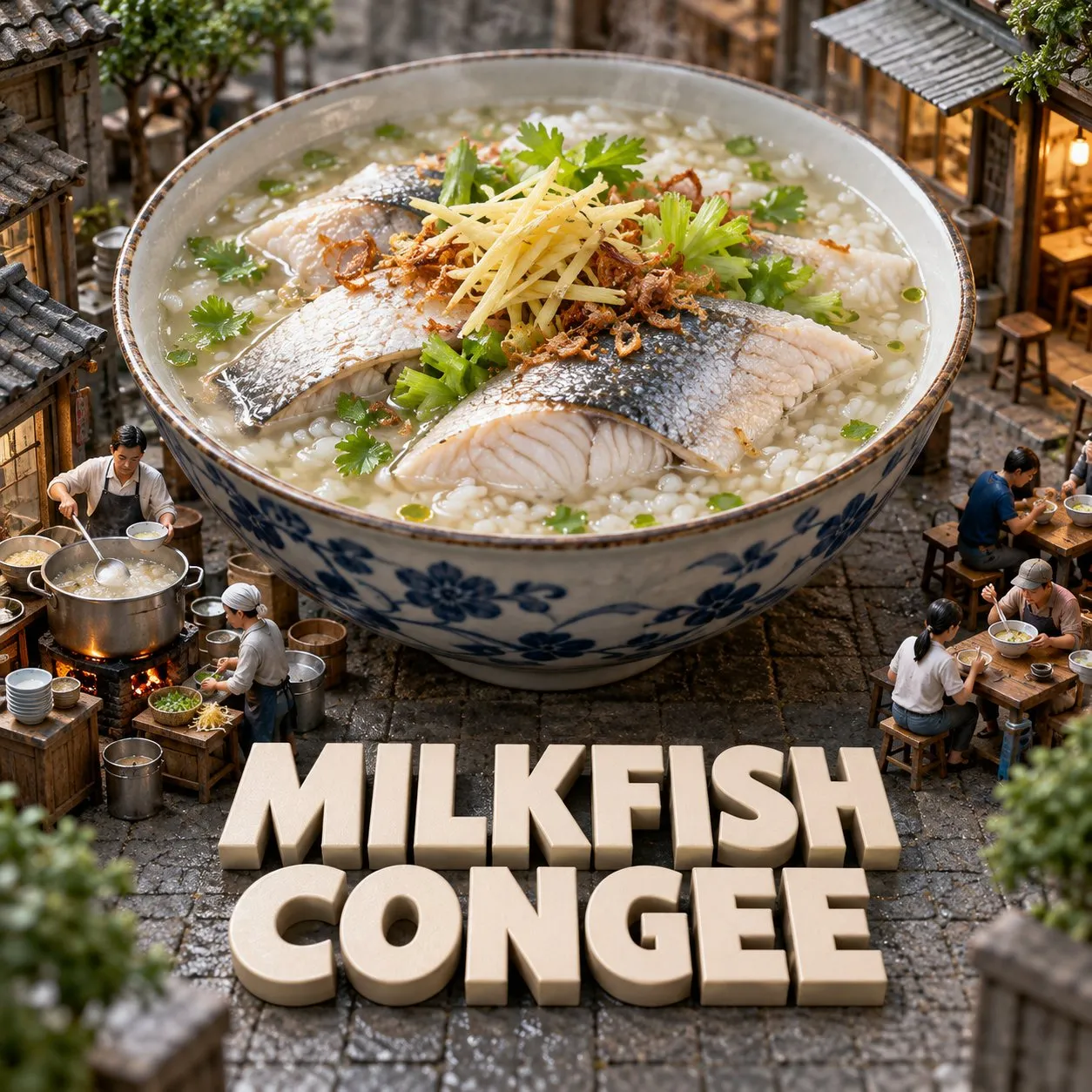 Milkfish Congee (虱目魚粥)