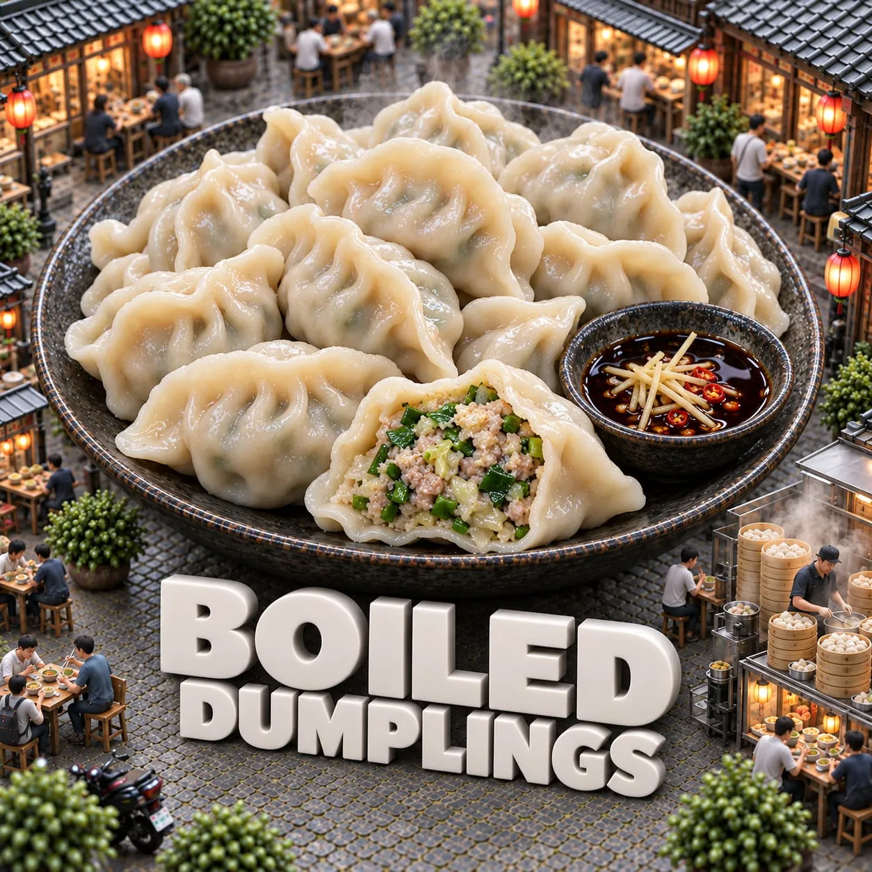 Boiled Dumplings (水餃)