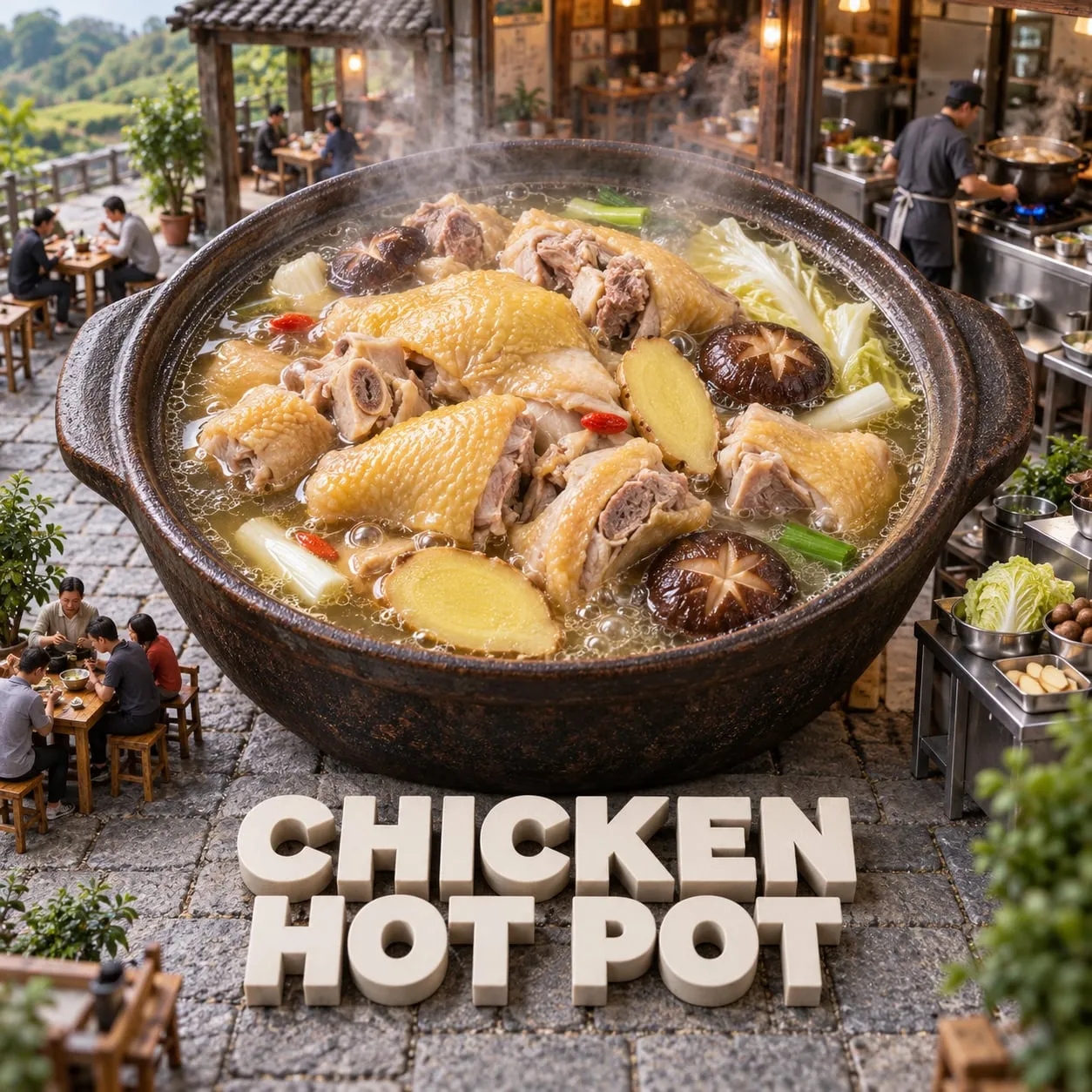 Free-Range Chicken Hot Pot (土雞鍋)