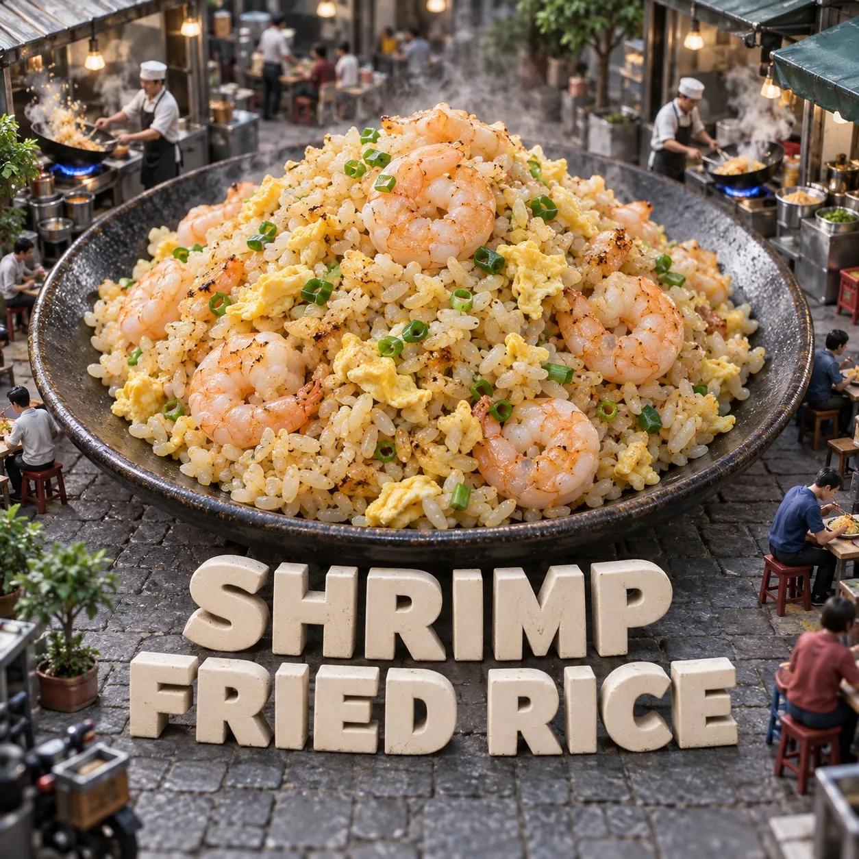 Shrimp Fried Rice (蝦仁炒飯)