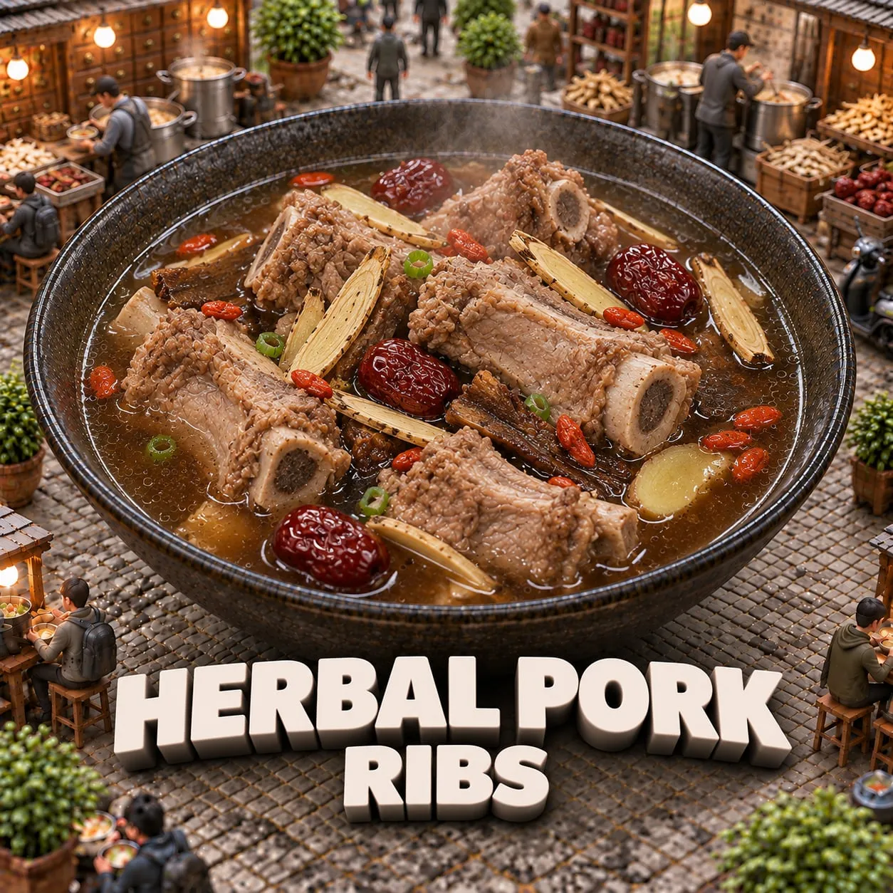 Herbal Pork Ribs (藥燉排骨)