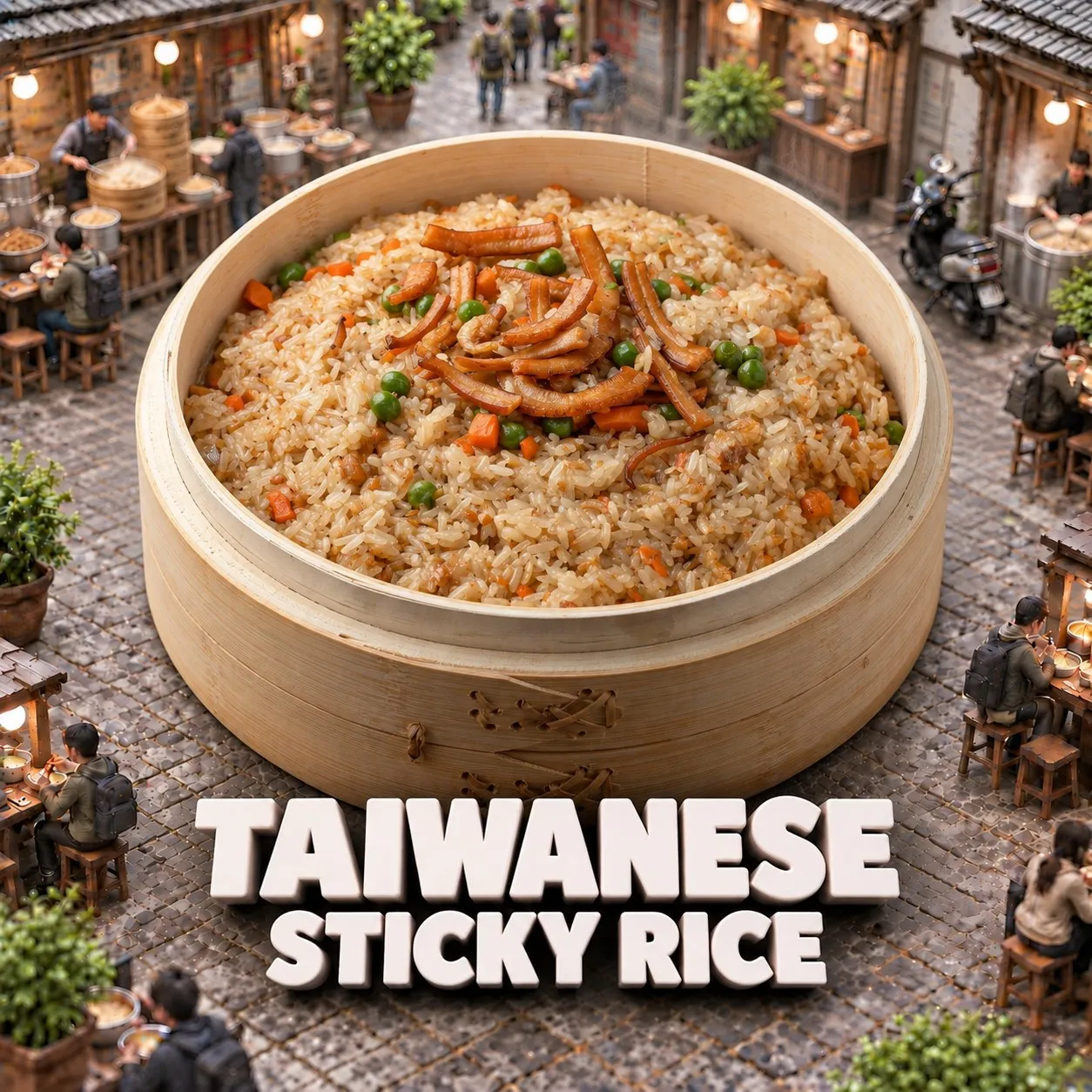Taiwanese Sticky Rice (油飯)