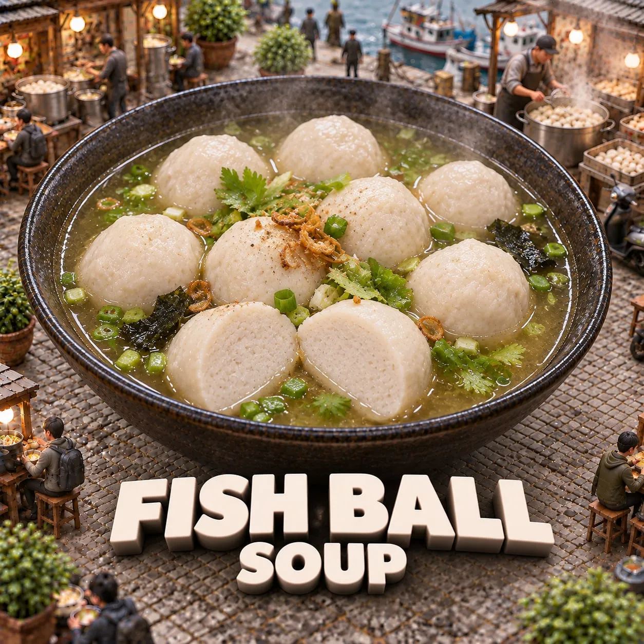 Sup Bakso Ikan (魚丸湯)