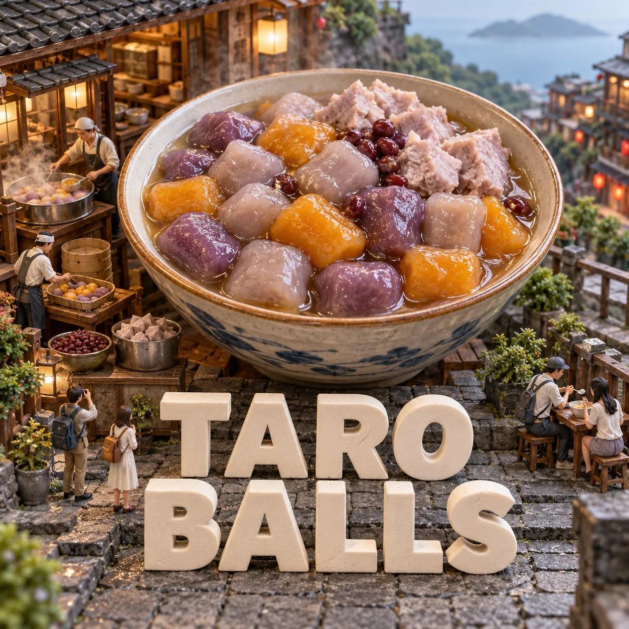 Taro Balls (芋圓)