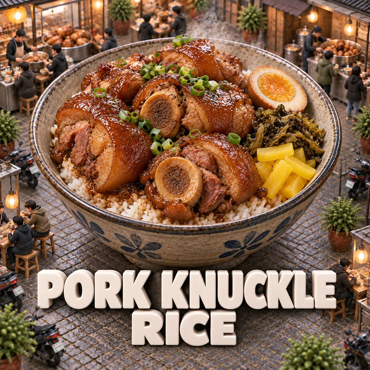 Pork Knuckle Rice (豬腳飯)