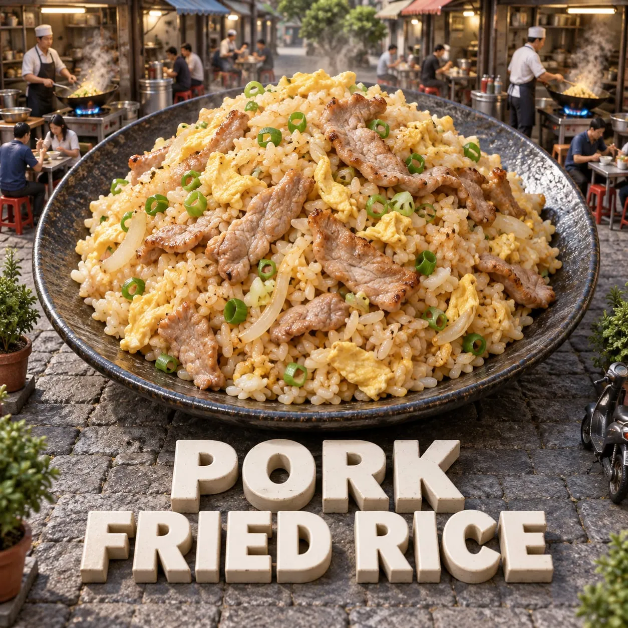 Pork Fried Rice (豬肉炒飯)