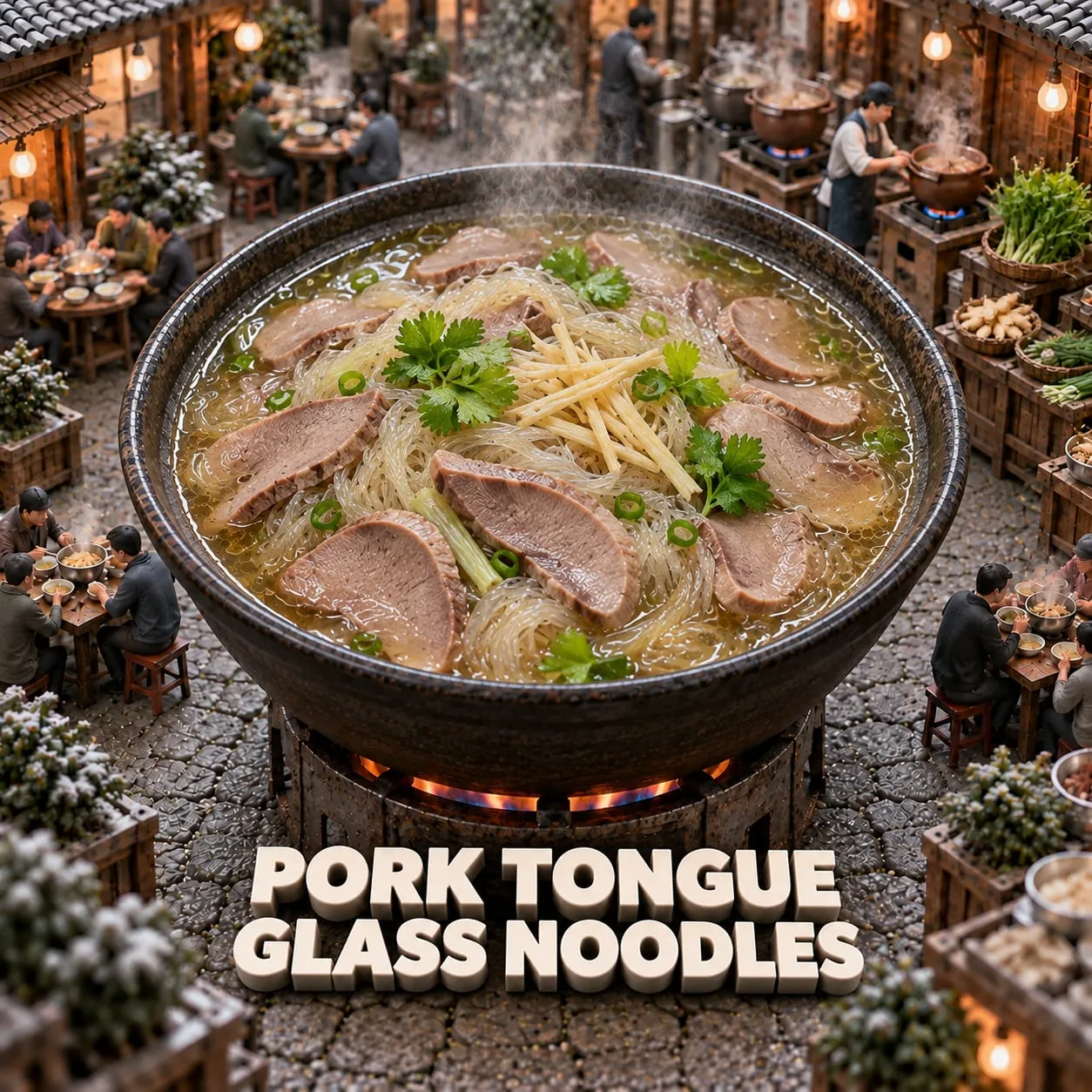 Pork Tongue Glass Noodles (豬舌冬粉)